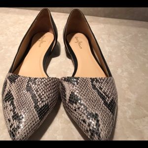 Cole Haan “snakeskin” flats